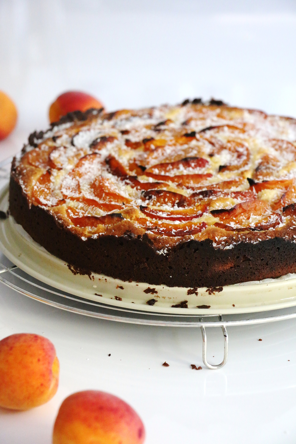 apricot coconut cake | www.savormania.com